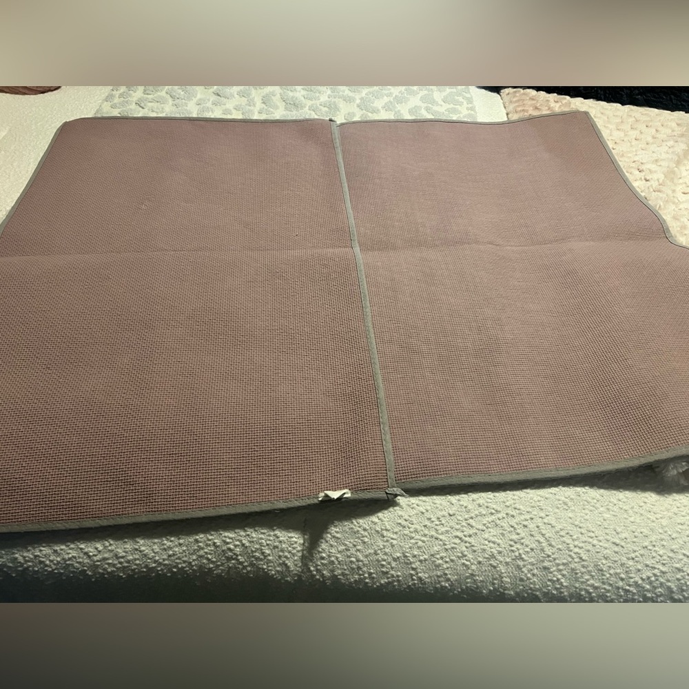 Gray Shag Diamond-Pattern Rug Set - Picture 2 of 4